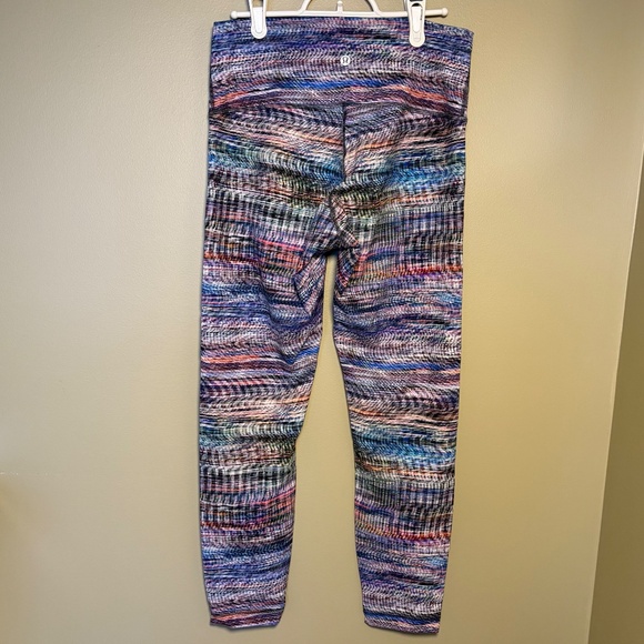 Lululemon Wunder Train High-Rise Tight 25" Digital Oasis White Multi Size - Picture 2 of 10